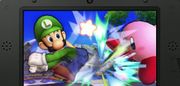 El tercer golpe del Ataque normal de Luigi.