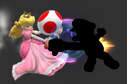 Vista previa de Toad en el Taller de personajes de Super Smash Bros. for Wii U.