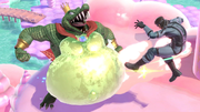 King K. Rool utilizando Panza real en Super Smash Bros. Ultimate.
