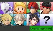 La pantalla de selección de personajes descargables.