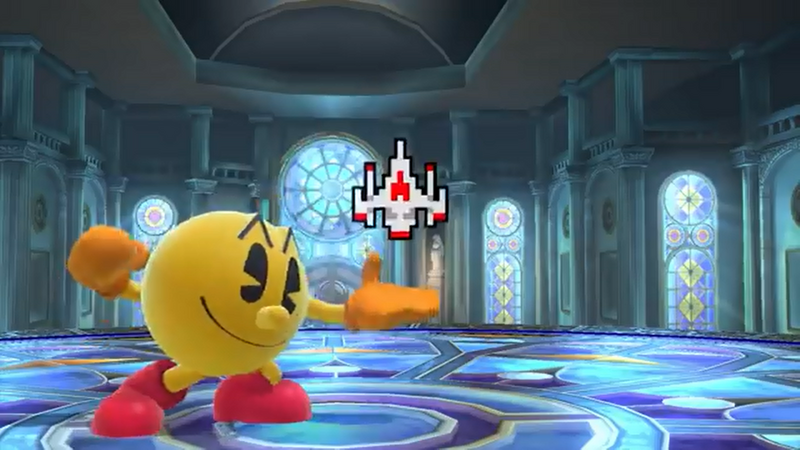 Archivo:Nave de Pac-Man SSB4 (Wii U).png