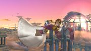Ataque aéreo hacia atrás Zelda SSB4 Wii U.jpg