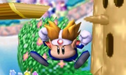 Knuckle Joe en el escenario Dream Land de Super Smash Bros. for Nintendo 3DS.