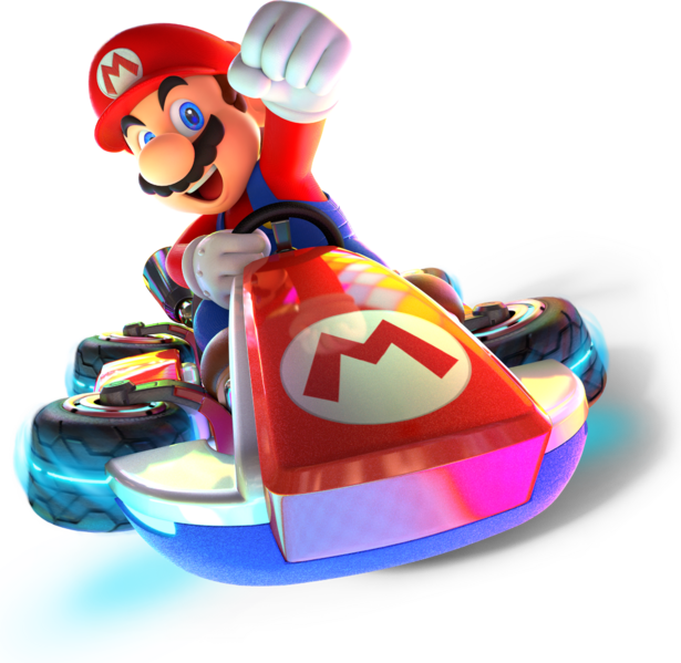 Archivo:Mario en Kart estándar Mario Kart 8 Deluxe.png