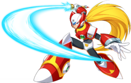 Arte oficial de Zero en Mega Man X DiVE