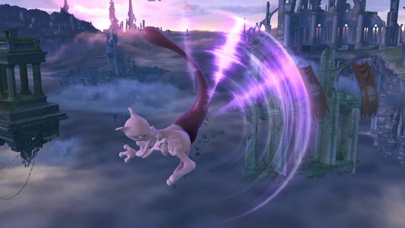 Archivo:Ataque aéreo hacia atrás Mewtwo SSB4 (Wii U).JPG