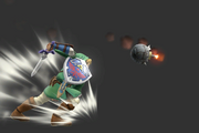 Vista previa de la Bomba de Link en el Taller de personajes de Super Smash Bros. for Wii U.