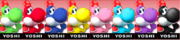 Paleta de colores de Yoshi SSB4 (3DS).png