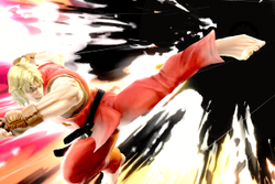 Vista previa de Shippu Jinraikyaku / Shinryuken en la sección de Técnicas de Super Smash Bros. Ultimate