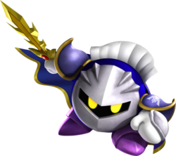 Arte oficial de Meta Knight en Kirby: Planet Robobot