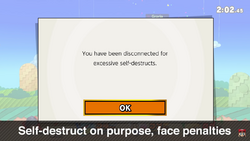 Captura de pantalla del Super Smash Bros. Ultimate Direct 11.1.2018, en que se revela esta restricción.