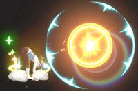Vista previa de El saludo al sol en la sección de Técnicas de Super Smash Bros. Ultimate