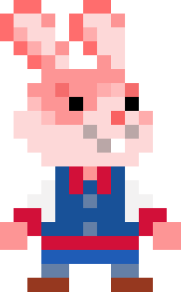 Archivo:Sprite de Arcade Bunny en Super Mario Maker.png