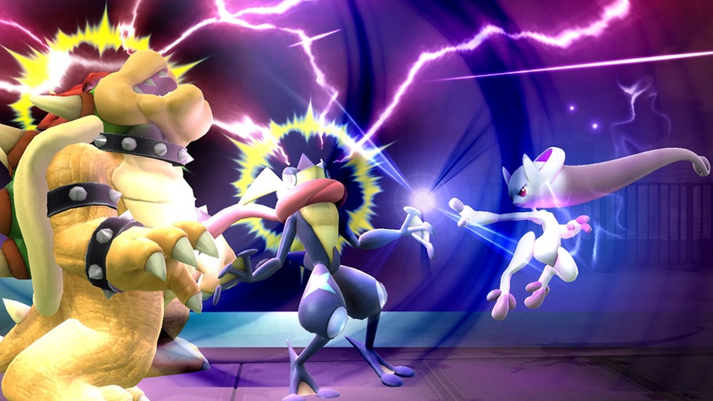 Archivo:Mewtwo usando su Smash Final contra Bowser y Greninja SSB4 (Wii U).jpg