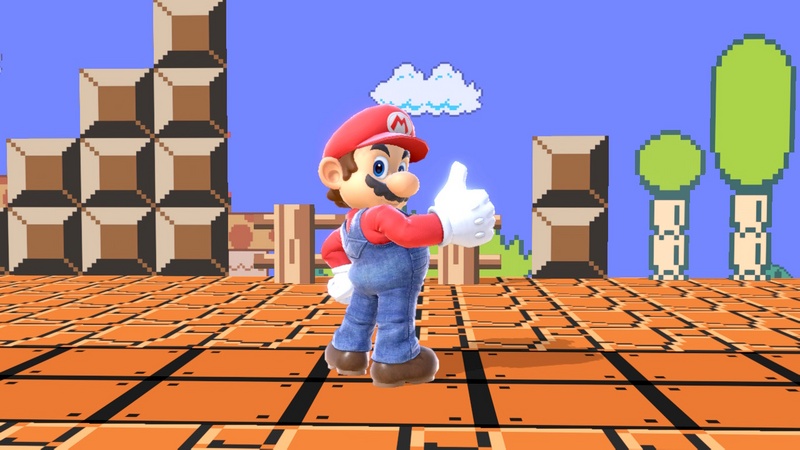 Archivo:Burla hacia arriba de Mario SSBU.jpg