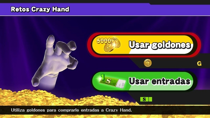Archivo:Entrada a Retos Crazy Hand SSB4 (Wii U).jpg