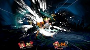 Ryu golpeando al oponente con el primer puñetazo…