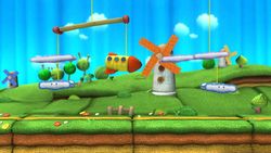 Vista de la fase inicial del escenario en Super Smash Bros. for Wii U