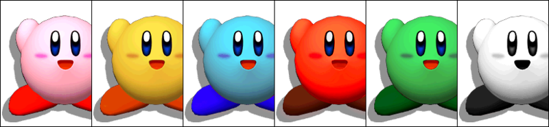 Archivo:Paleta de colores Kirby SSBM.png