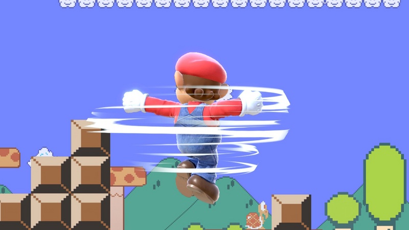 Archivo:Ataque aéreo hacia abajo de Mario (1) SSBU.jpg