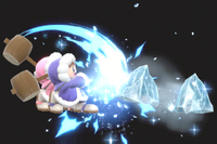 Vista previa de Golpe Iceberg en la sección de Técnicas de Super Smash Bros. Ultimate