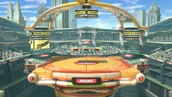 Vista general del escenario en Super Smash Bros. Ultimate