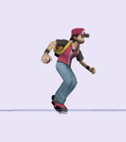 Animación del Entrenador Pokémon saltando BETA SSBB.gif
