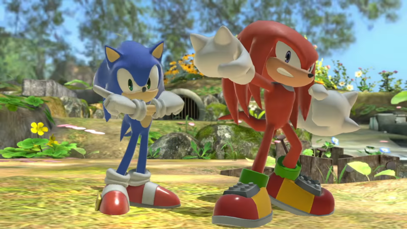 Archivo:Sonic y Knuckles en el Vergel de la Esperanza SSBU.png