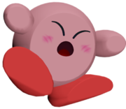 Modelo del K.O. de pantalla de Kirby.