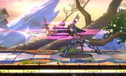Lucina usando el Rompescudos en Super Smash Bros. for Nintendo 3DS.