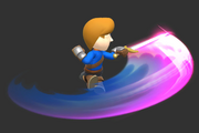 Vista previa de Espada giratoria en el Taller de personajes de Super Smash Bros. for Wii U.