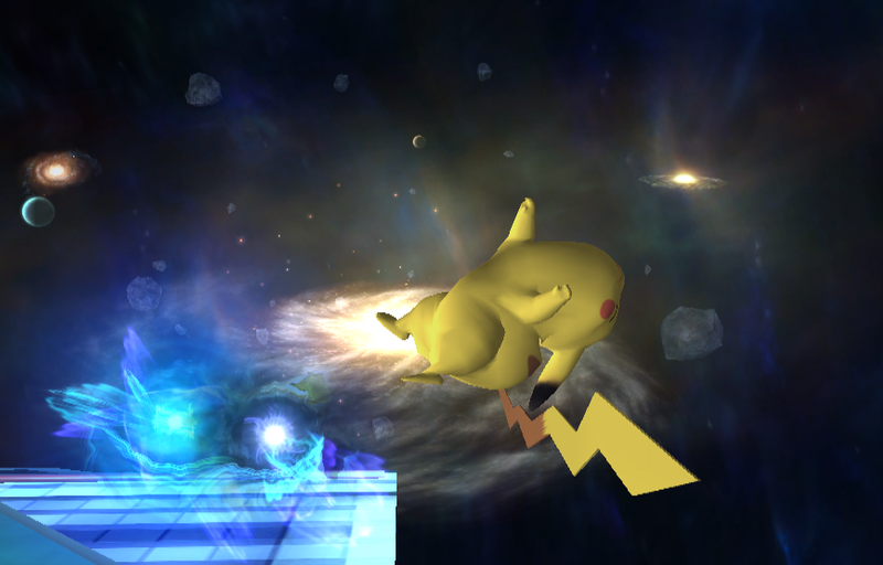 Archivo:Pikachu dañado por esfera aural SSBB.png