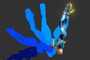 Vista previa de Salto mortal en el Taller de personajes de Super Smash Bros. for Wii U.