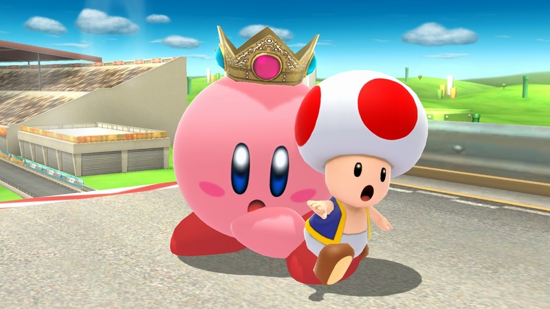 Archivo:Peach-Kirby 2 SSB4 (Wii U).jpg