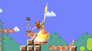 Daisy usando la Sombrilla de Daisy en Super Smash Bros. Ultimate.