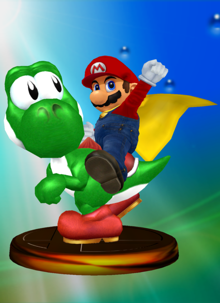 Archivo:Trofeo de Mario y Yoshi SSBM.png