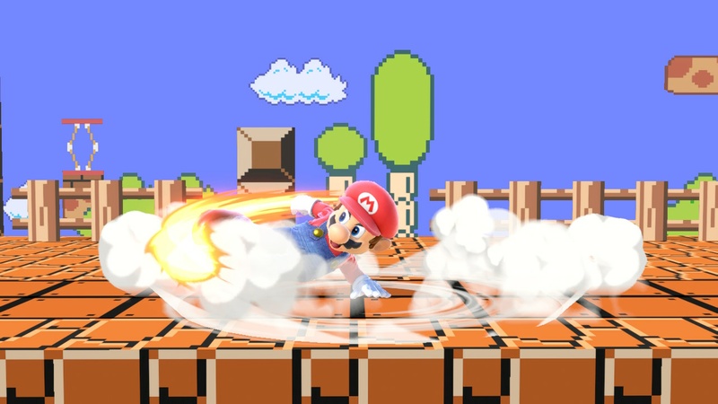 Archivo:Ataque de recuperación de cara arriba de Mario (2) SSBU.jpg