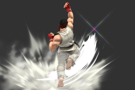 Vista previa de Shoryuken en el Taller de personajes de Super Smash Bros. for Wii U.