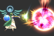 Vista previa de Llama explosiva en el Taller de personajes de Super Smash Bros. for Wii U.