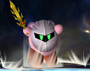 Kirby hace lo mismo que Meta Knight...