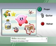 Preparando un collage de pegatinas.