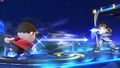 Aldeano lanzando una Flecha de Palutena SSB4 Wii U.jpg