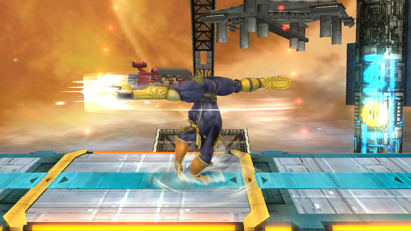 Archivo:Ataque de recuperación boca arriba de Captain Falcon SSB4 (Wii U).png