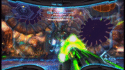 Omega Ridley embistiendo en Metroid Prime 3: Corruption.