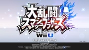 Pantalla de título para la versión de Wii U en japonés.