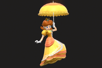 Vista previa de Sombrilla de Daisy en la sección de Técnicas de Super Smash Bros. Ultimate