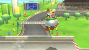 Salto de Bowser Jr./Bowsy mientras usa el movimiento en Super Smash Bros. for Wii U.