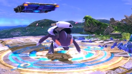 Genesect como aparece en Super Smash Bros. Ultimate.