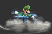 Vista previa de Ciclón Luigi en el Taller de personajes de Super Smash Bros. for Wii U.