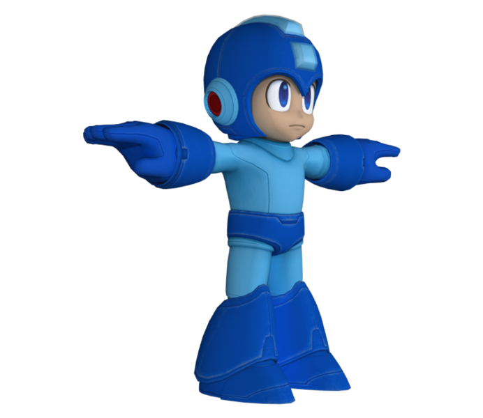 Archivo:Pose T Mega Man SSB4 (Wii U).png